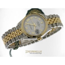Rolex Datejust 31 ref. 278273 Jubilee acciaio oro giallo 18kt bianco romani nuovo